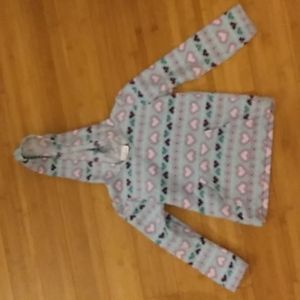 Girls Jumping Beans fleece hoodie sweatshirt